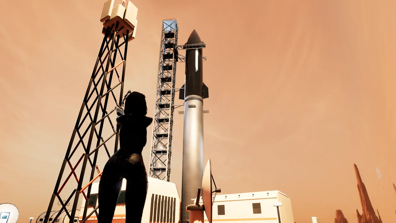 Mars Base — Actual gameplay · Development build