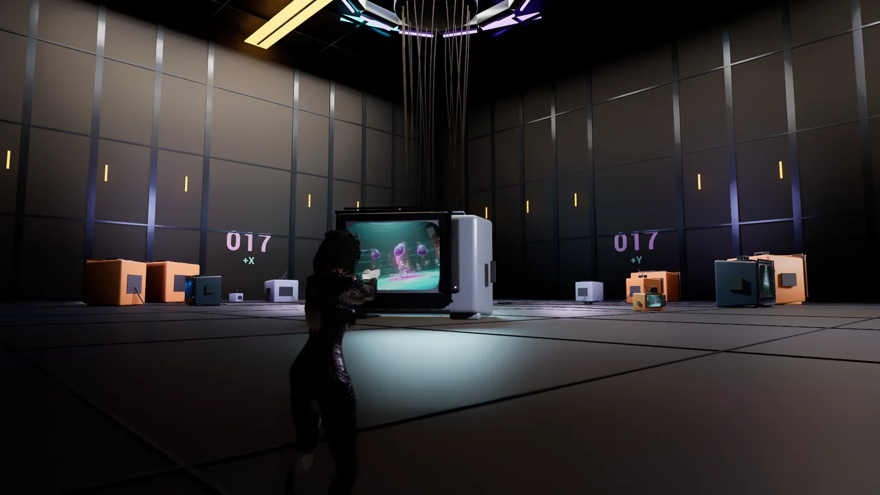 Big TV — Actual gameplay · Development build