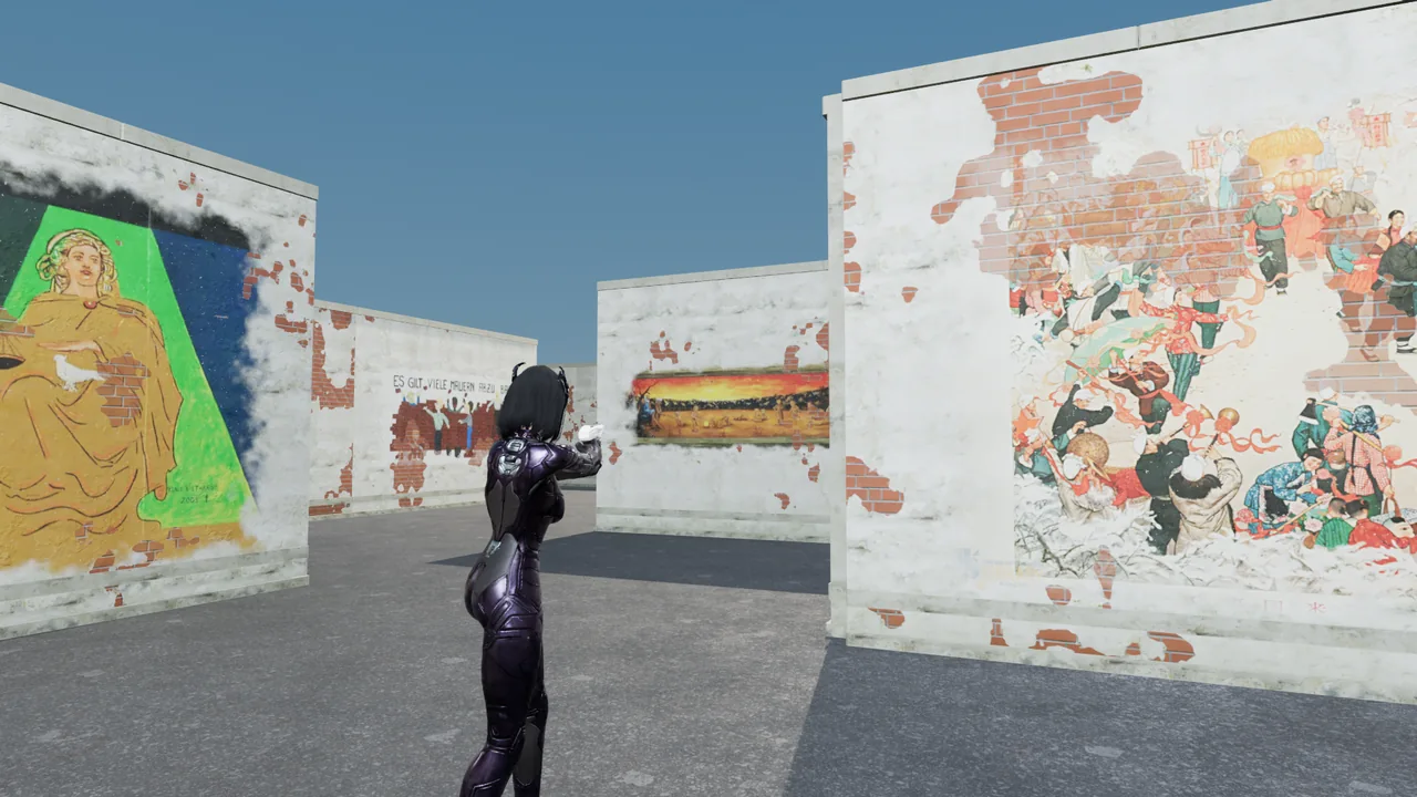 Berlin Wall — Actual gameplay · Development build